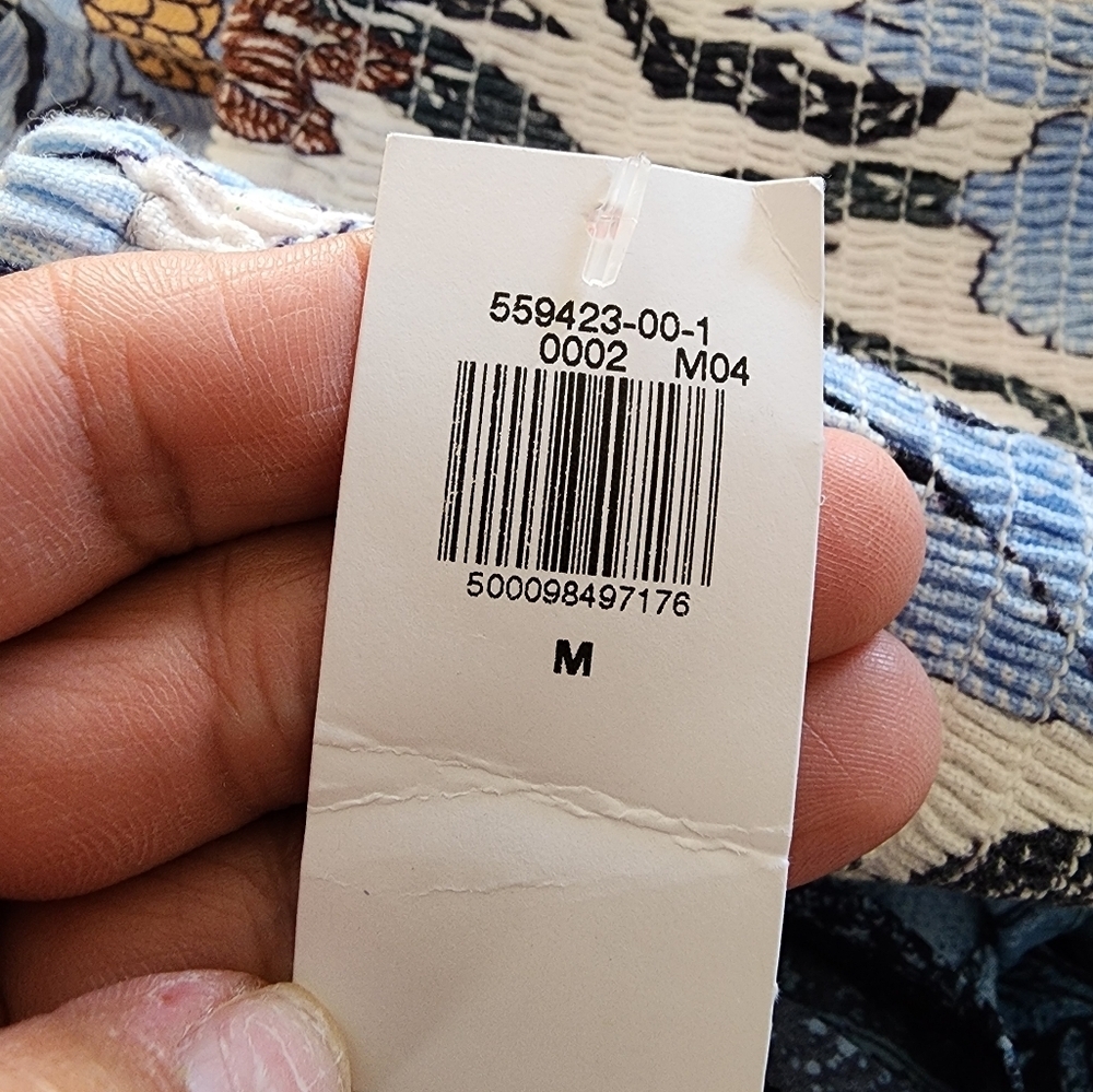 Old Navy Linen Halter Top Short Jumpsuit Size Medium NEW - Picture 5 of 7